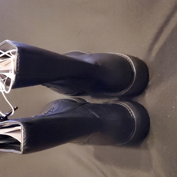 Brand New Women's Saylor Lace-Up Combat Boots - A New Day™ - Picture 4 of 5